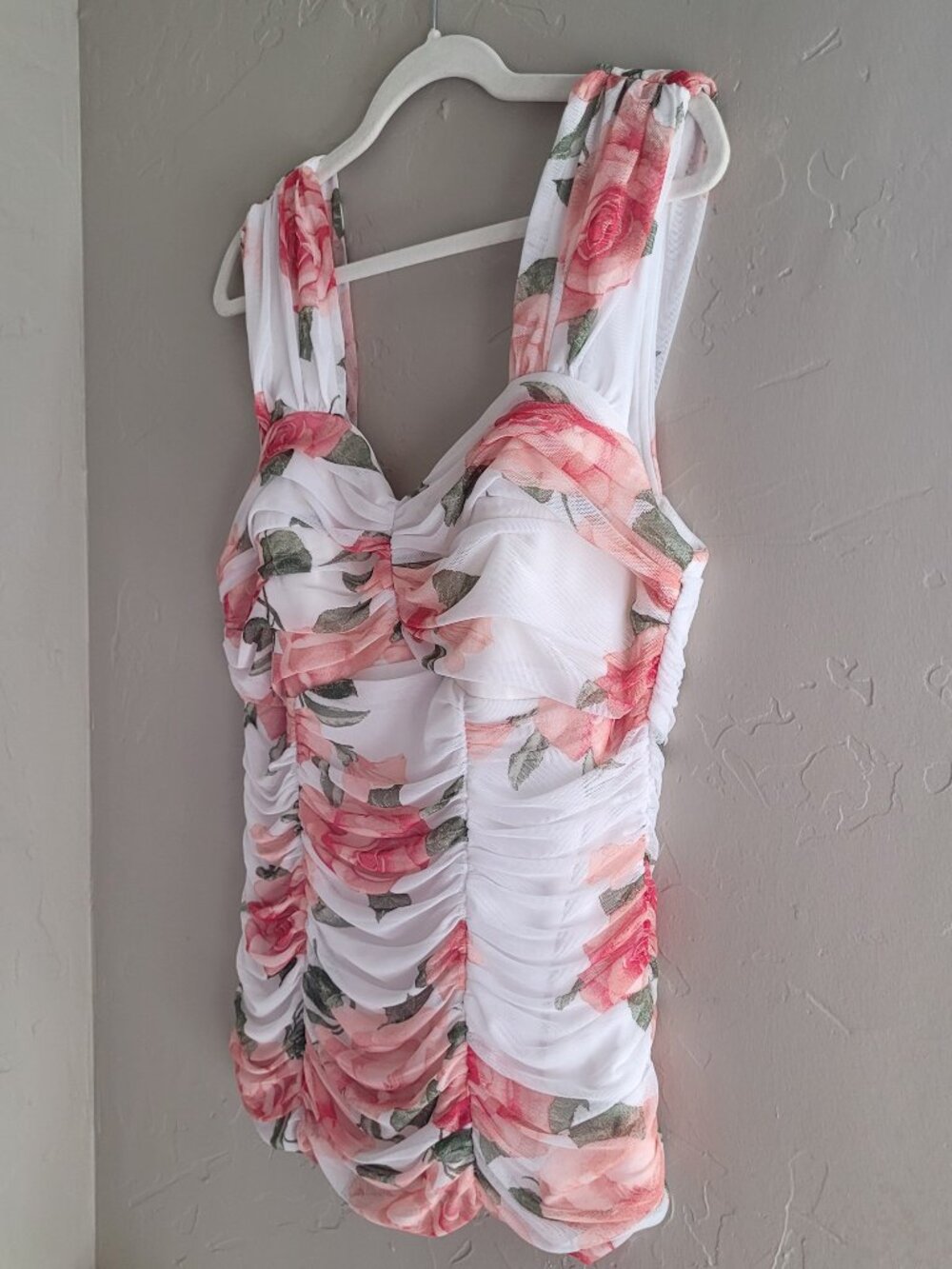 Dressy Floral Camisole Tank Top - Picture 2 of 5